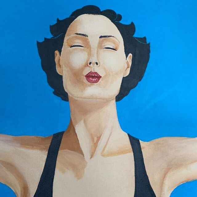 We're thrilled to include this powerful acrylic painting by Melanie Granger @push4luv in our auction starting Friday, May 8th.  Details and registration for the South Park Arts AID auction and Zoom livestream kick-off can be found at www.southparkart