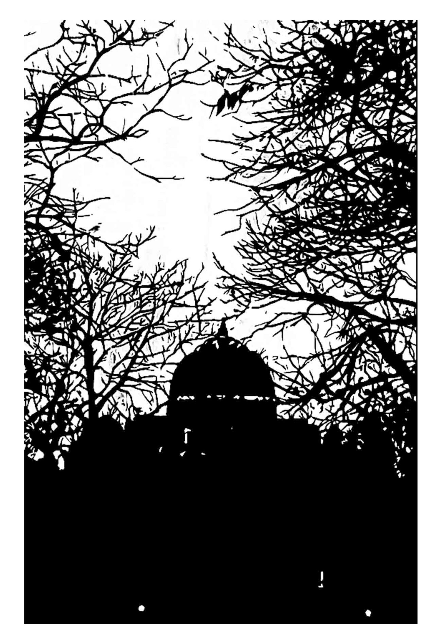 Greenwich Park VII Woodcut - 45cm x 30cm - 2016 (Edition of 25)