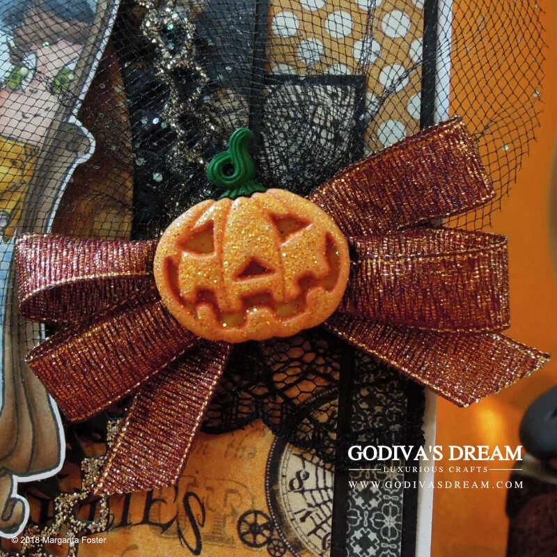 Spellbinding Halloween Card "Costume Party" by Godiva’s Dream. Dressing up for Halloween is part of the fun as proven by this stylish witch card. Click to read all about how autumnal yellow deserves its place in spooky projects and other creative details about this piece. #cardmaking #papercrafting #handmadehalloween #halloweencard #stamping