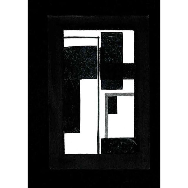 Thinking spaces series, mixed media,15 x 22 cm, 2020