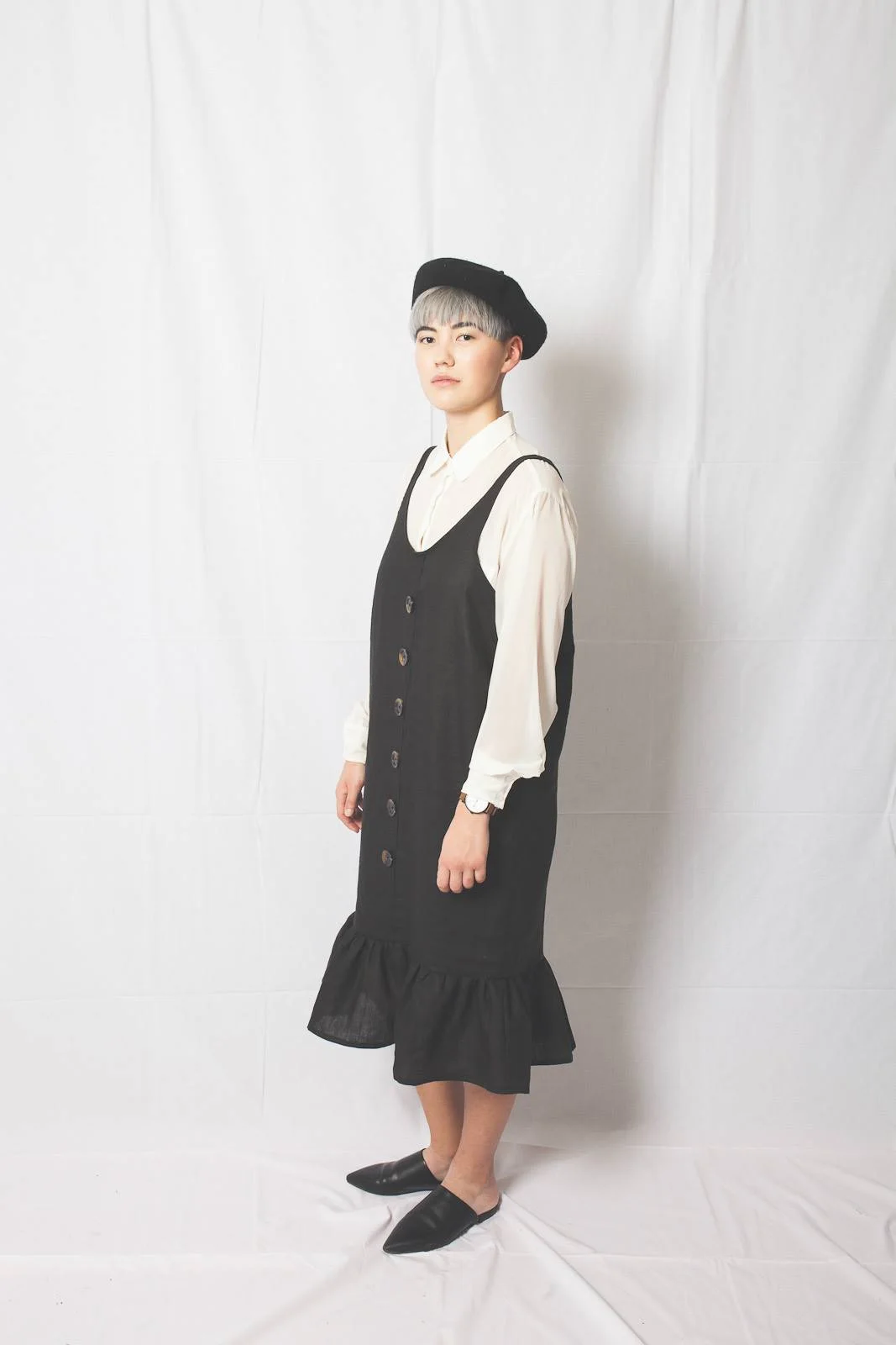 The Camila Dress in Black