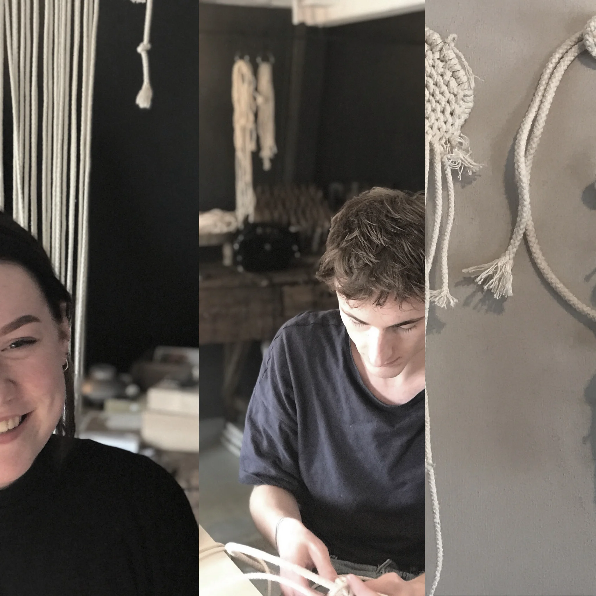 interns Loes en Roy | Academy Textile Design Zwolle | experimenting & learning at atelier C H A O S | 2018 