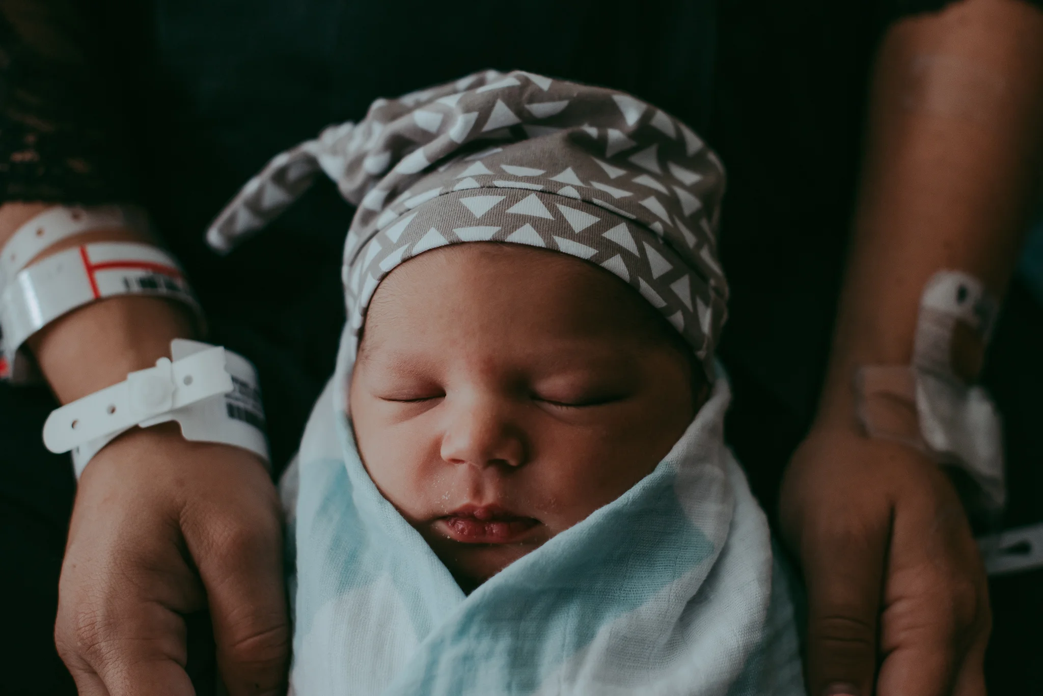 San Luis Obispo Fresh 48 hospital session // baby James