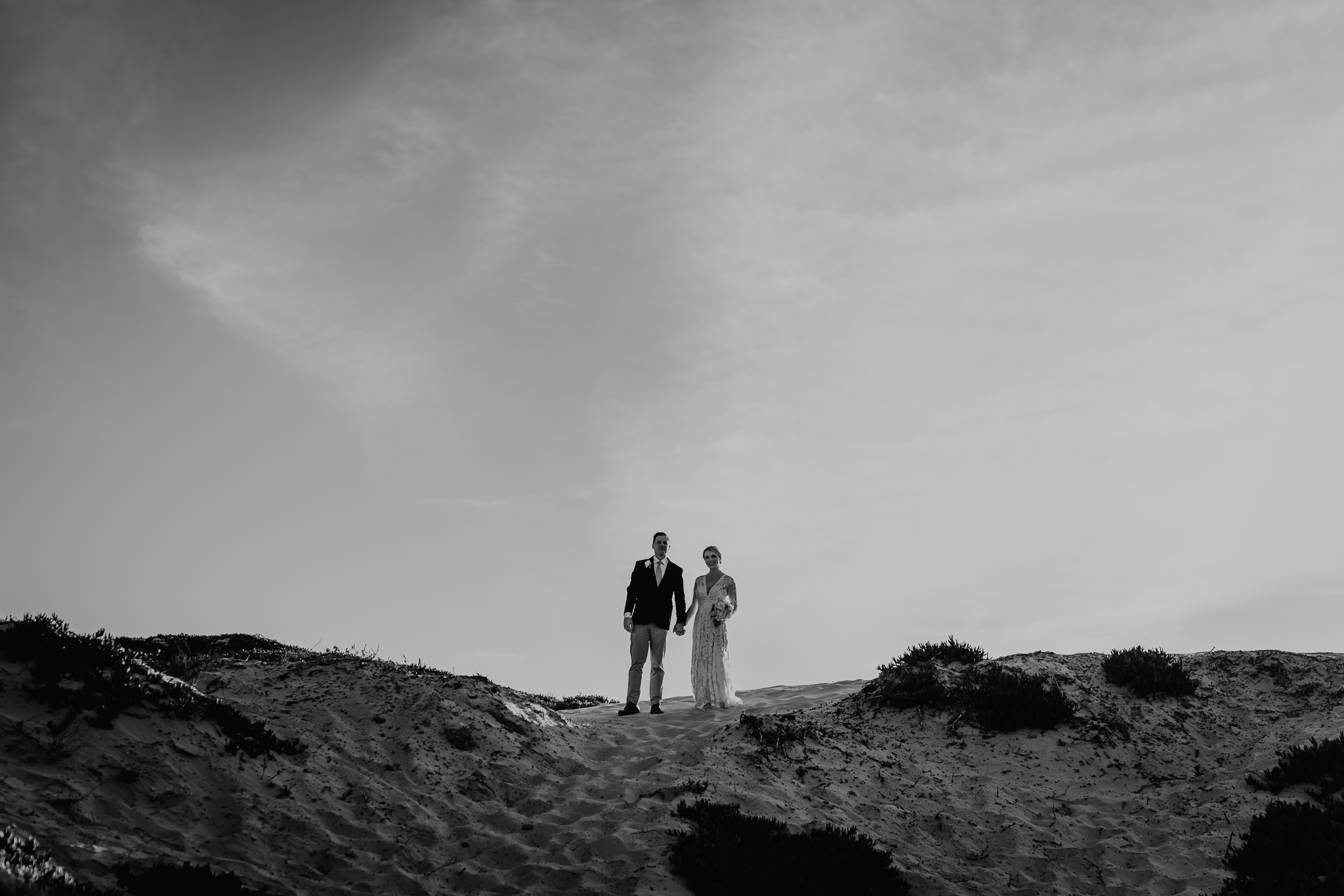 Grover Beach dunes wedding photography