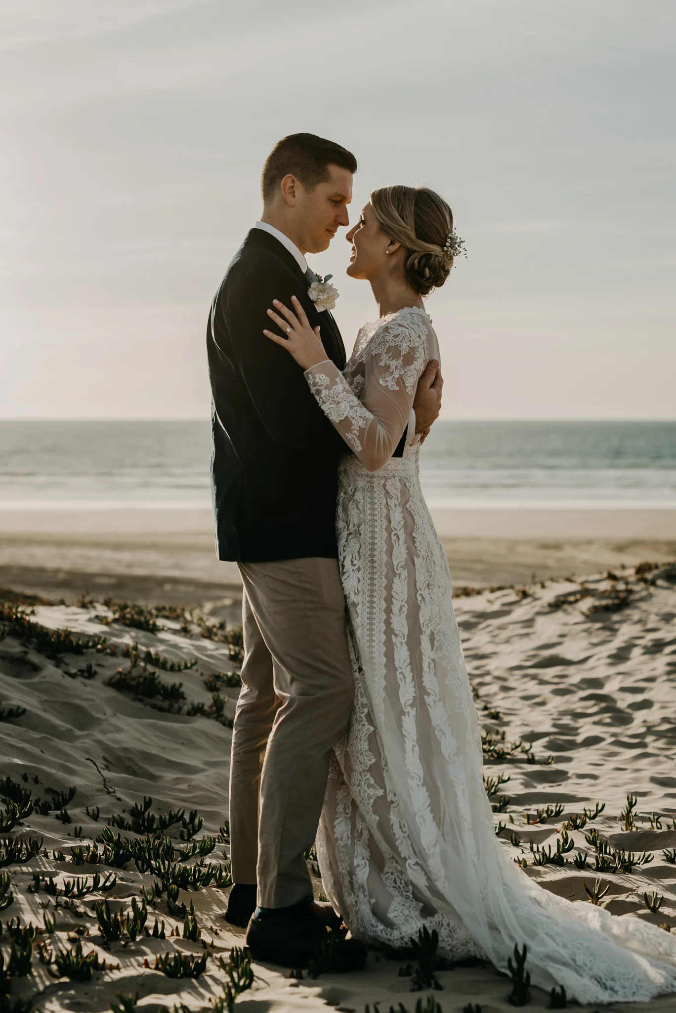 Grover Beach dunes wedding photography