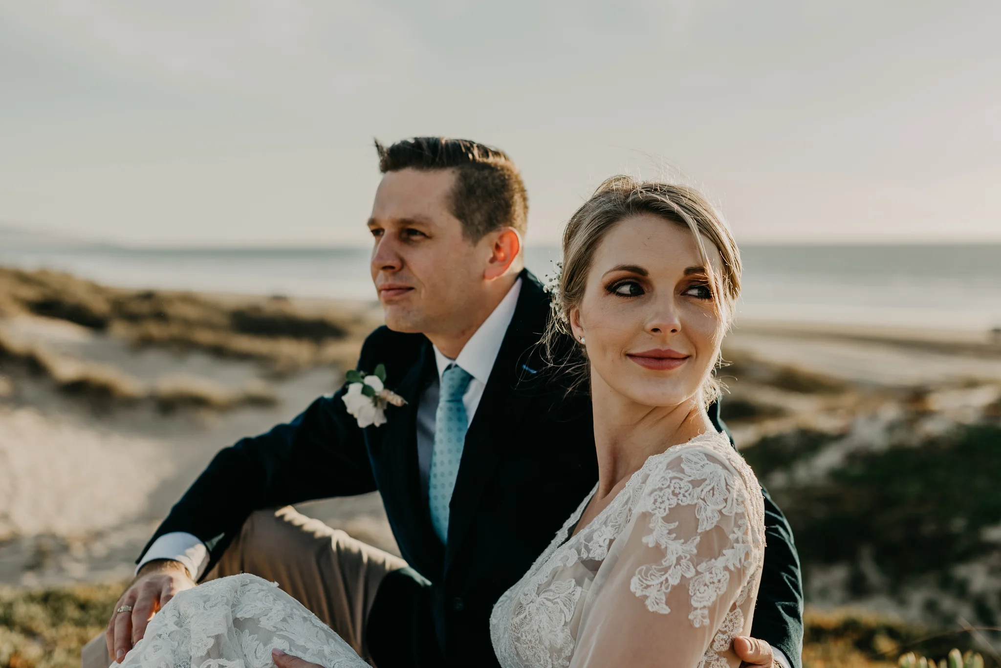 Grover Beach dunes wedding photography