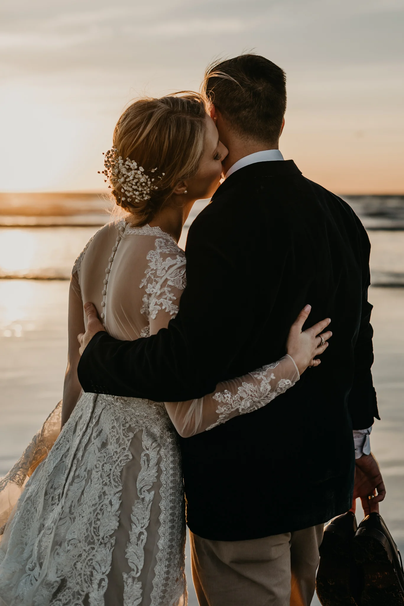 Ellie & Josh's sand dune wedding session in Grover Beach // San Luis Obispo Wedding Photographer