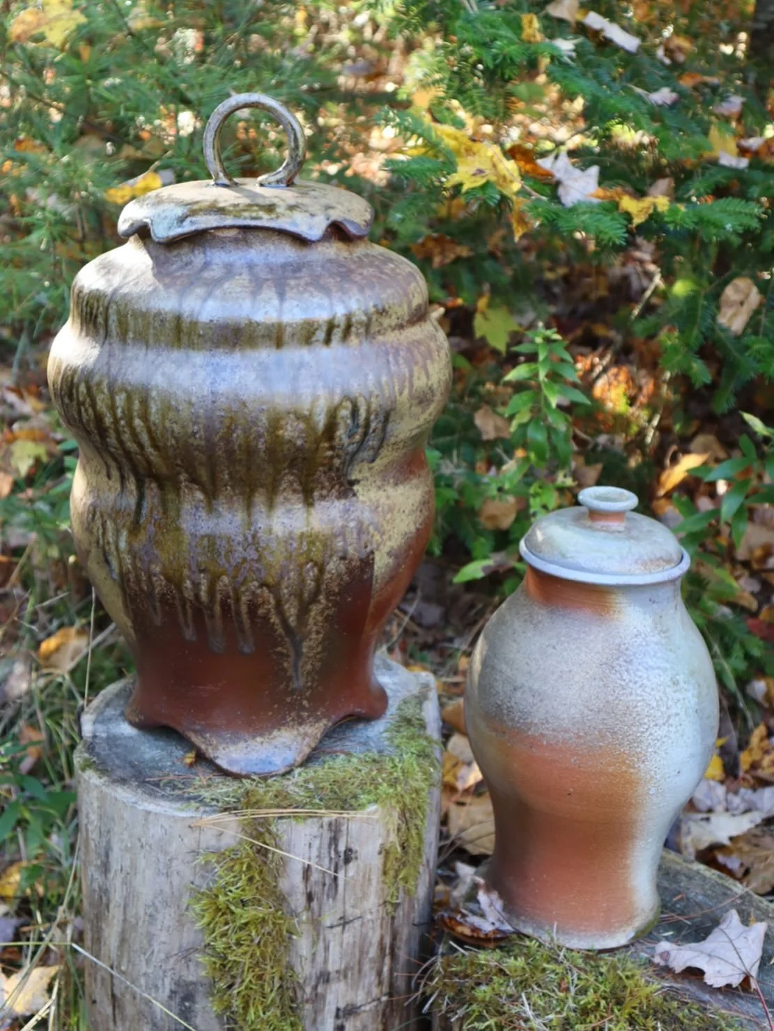 These are two of my favorite pieces I&rsquo;ve ever made. I have a lot of feelings about them and this photo doesn&rsquo;t do them justice but I have an important announcement so let&rsquo;s get to the point! 

✨THIS THURSDAY✨ the Winter Market at @m