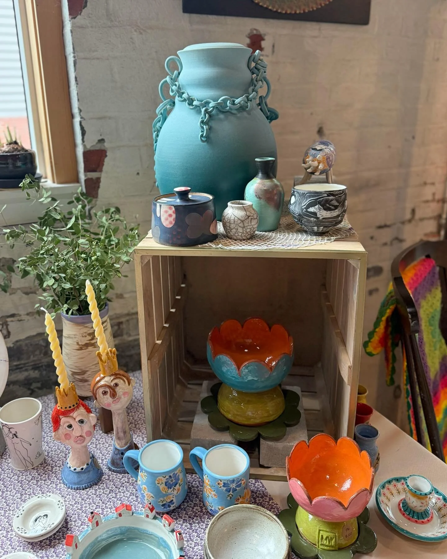 TONIGHT&rsquo;S THE NIGHT! The @maineclay Winter Market opening party is from 5-7! I am truly blown away by the talent represented and can&rsquo;t wait to show it off. 

Over 40 local artist and small businesses!! We are so proud of this!!!

#mainema