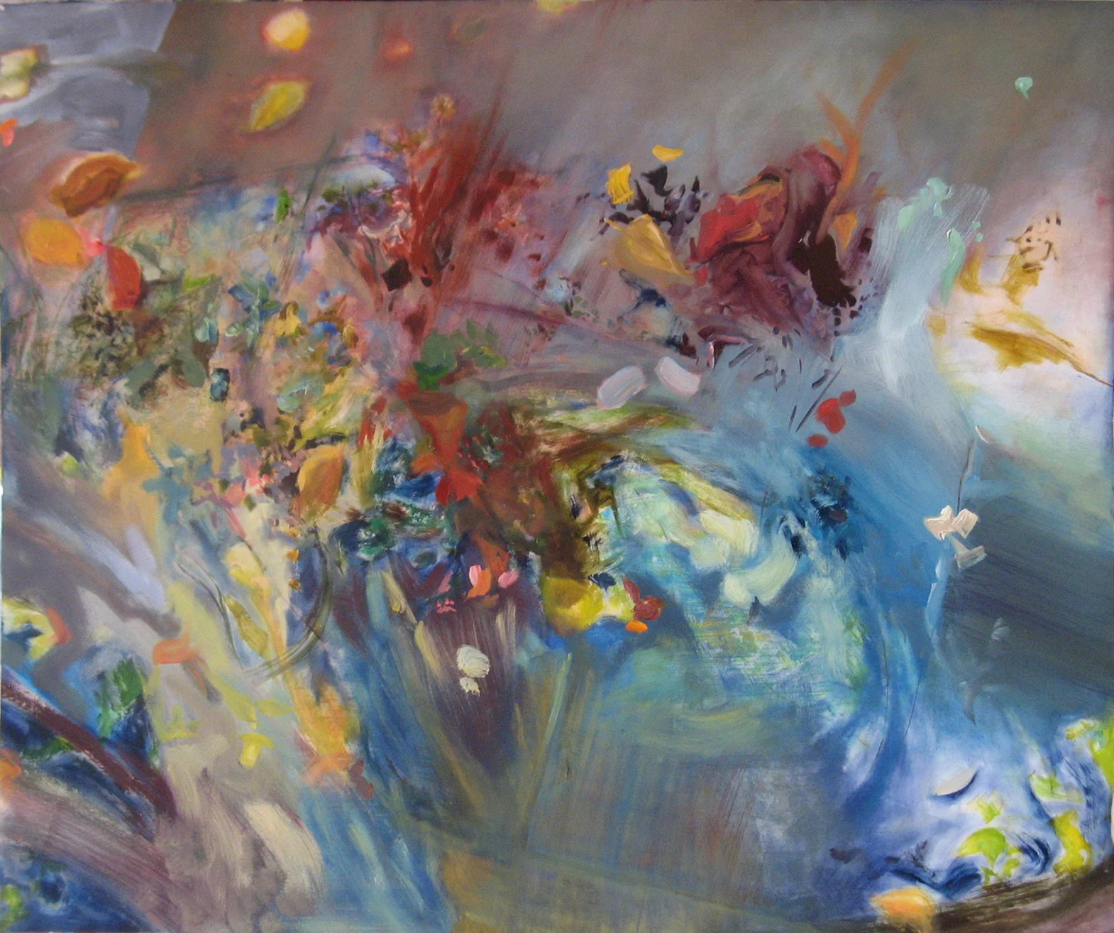 Float , 2009-2011 Oil on board 33.5" x 28" | sold