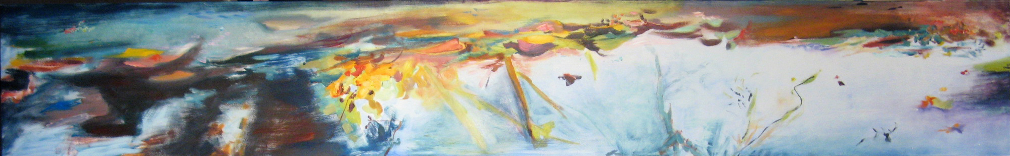 Panoramic , 2011 Oil on board 12.75" x 82.25" | sold