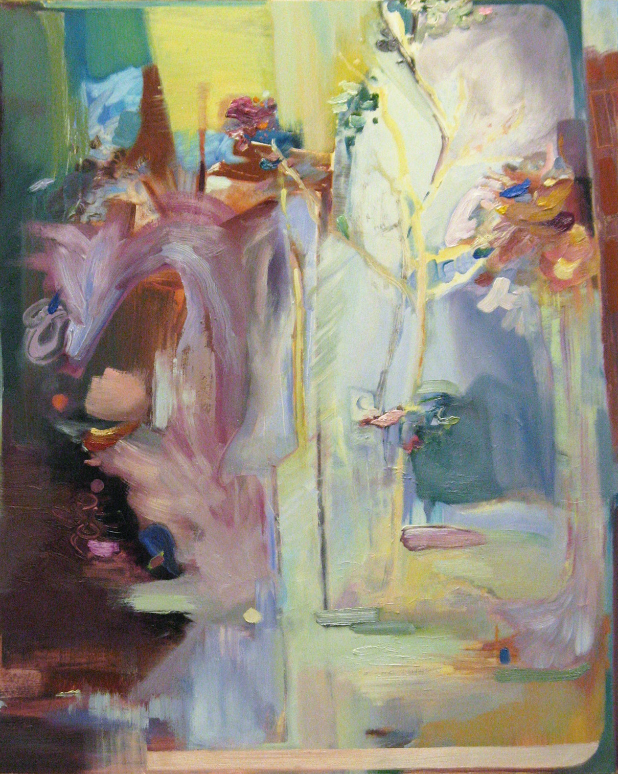 After the Rain , 2013-2014 Oil on birch panel 30" x 24"