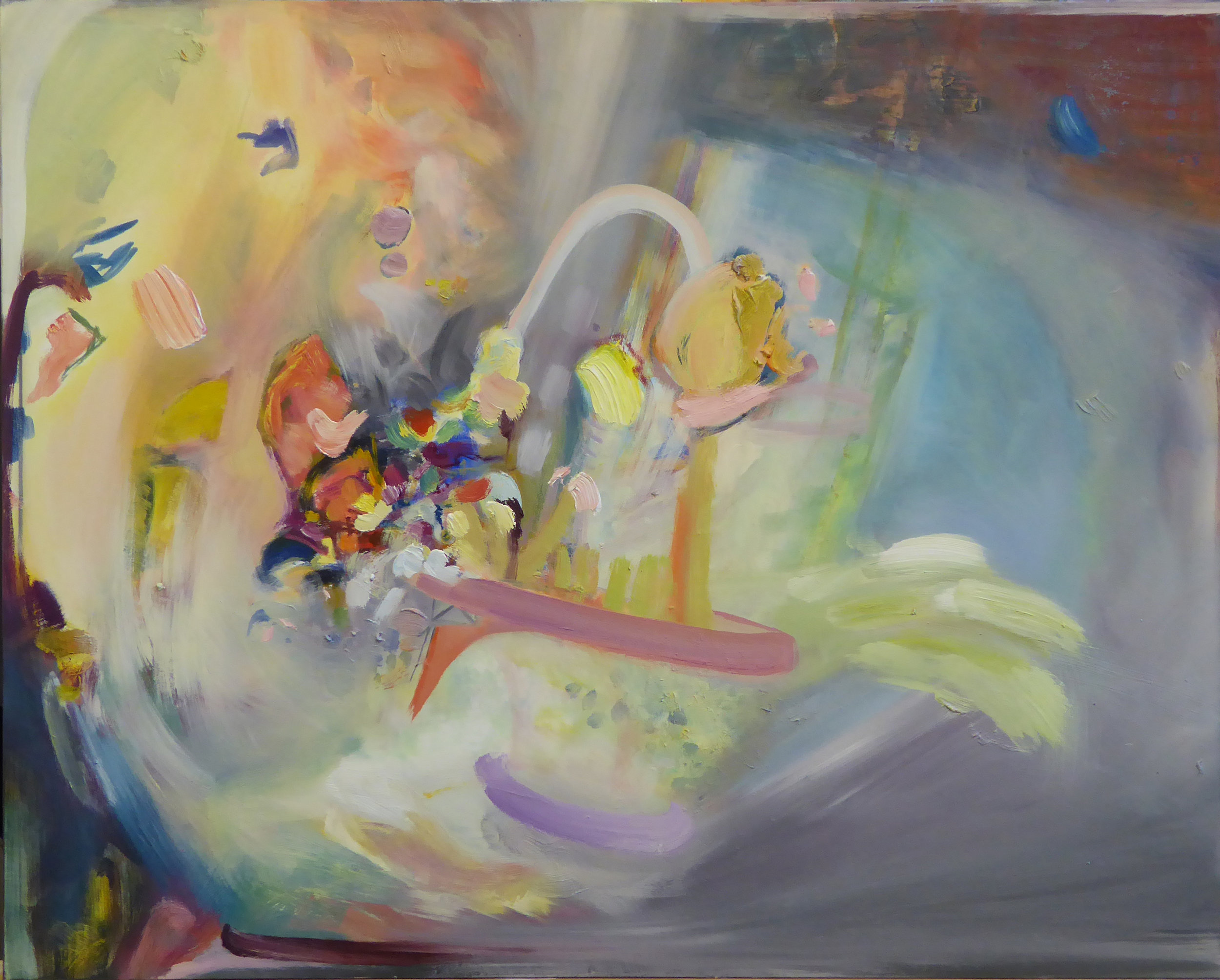 Flotation Device , 2012-2014 Oil on board 16" x 20"