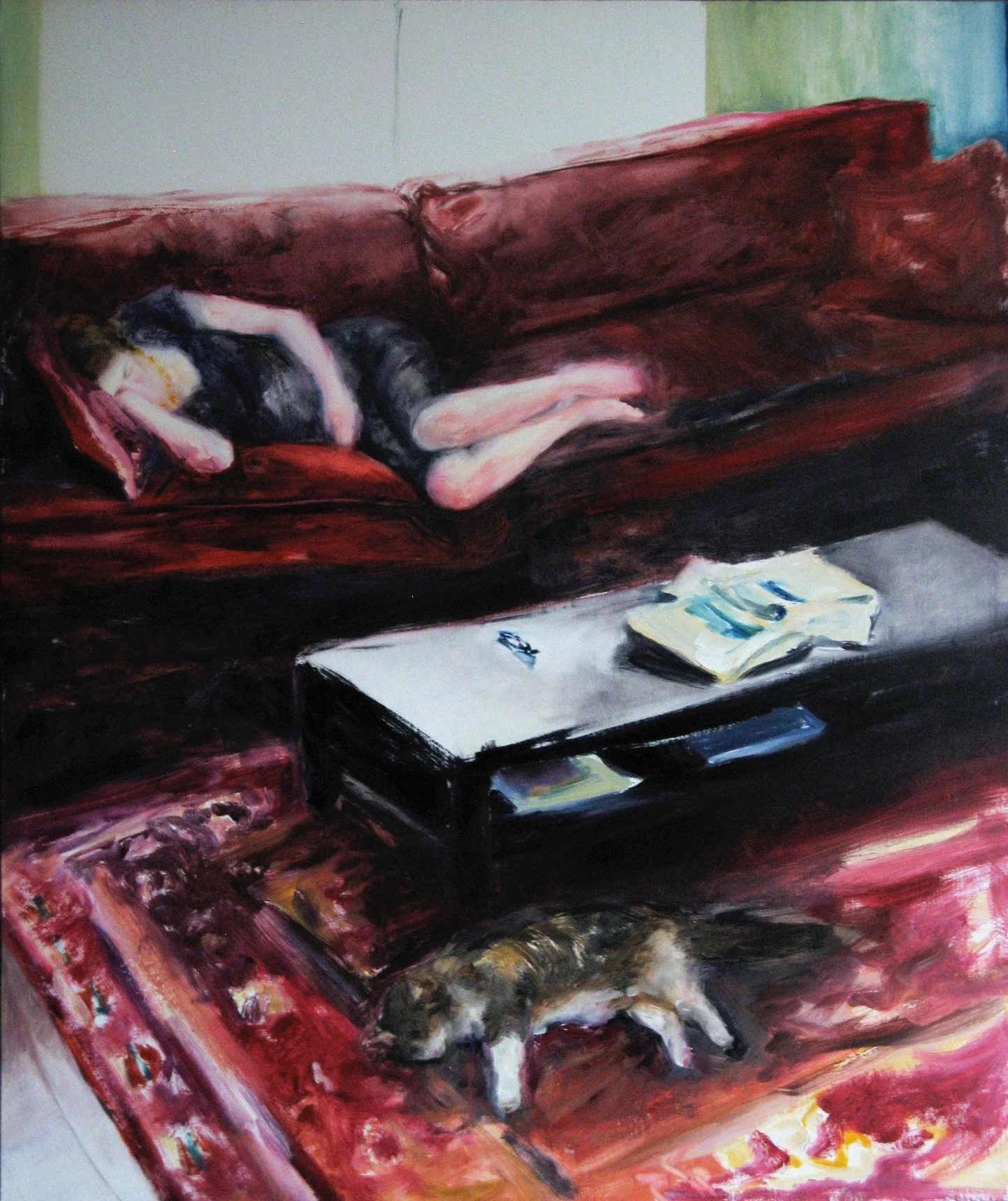 M and M , 2010 Oil on board 27.25" x 22.75" | sold