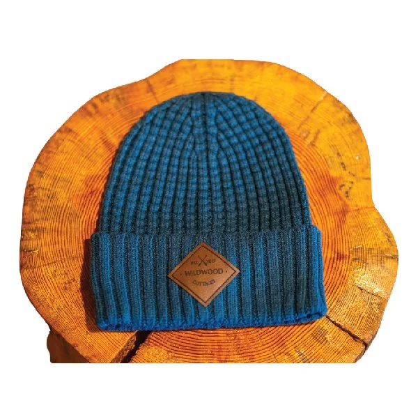 Premium Waffle Knit with Cuff Blue Topaz