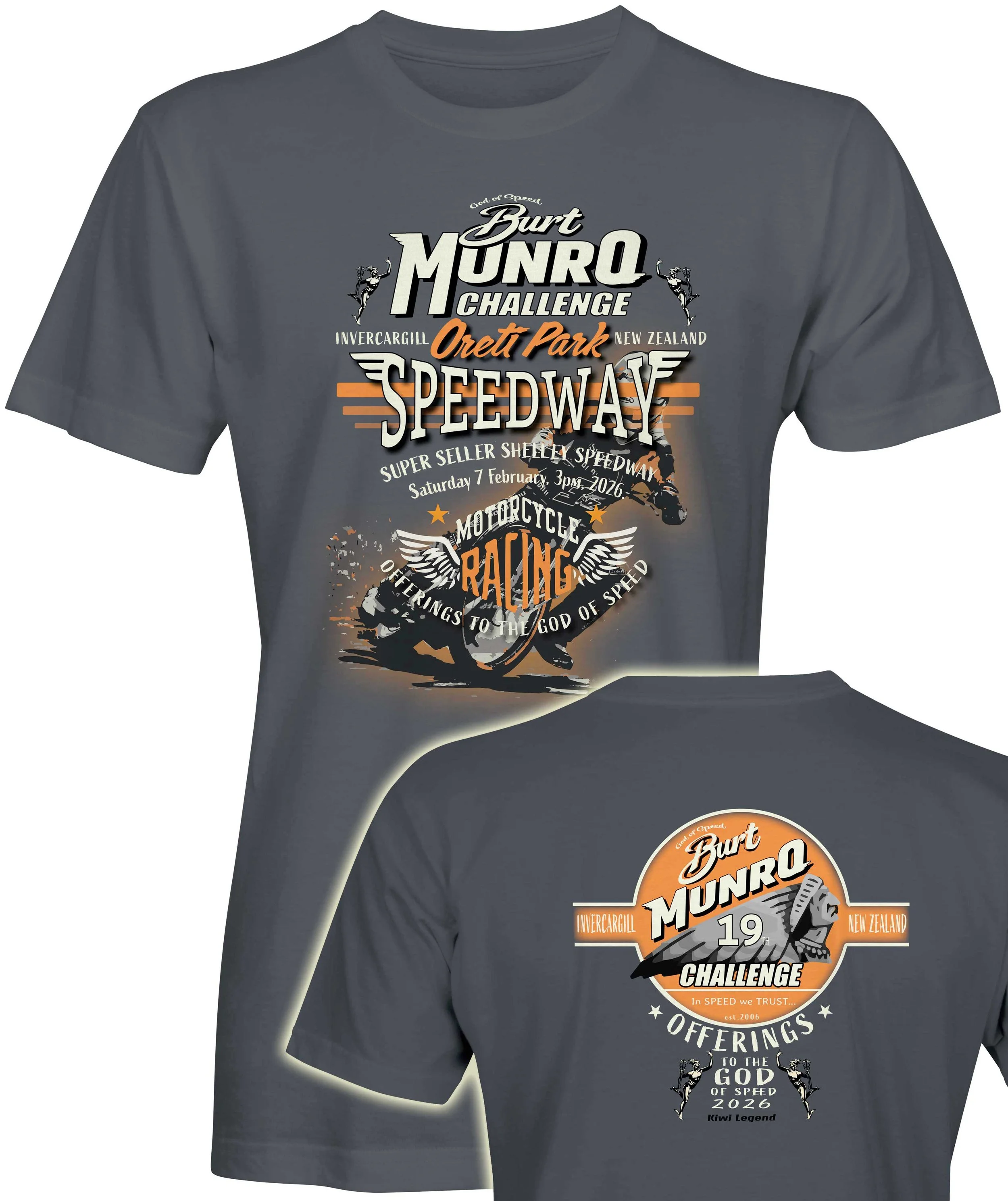 2026 Oreti Park Speedway Tee BURT MUNRO CHALLENGE