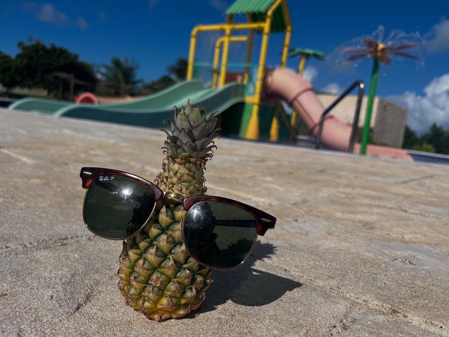 Frankie just got in trouble for running too much around the kids pool at #royaltonantigua . But he can&rsquo;t help it it&rsquo;s too much fun! #abblackpineappleawards2024 #kidspark #waterpark #familydestination #windroseexpeditions #fruitgram