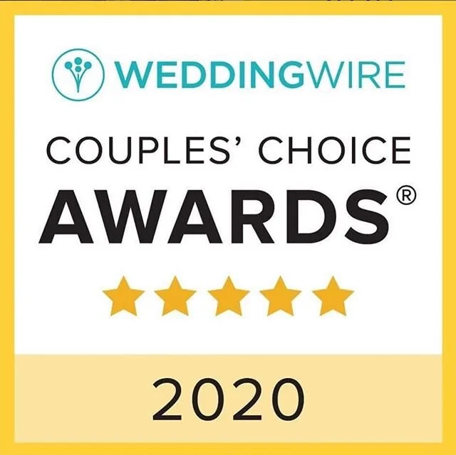 Thank you @WeddingWire for this lovely award! ✨ and thanks to all of our wonderful couples, it would not be possible without you 💛