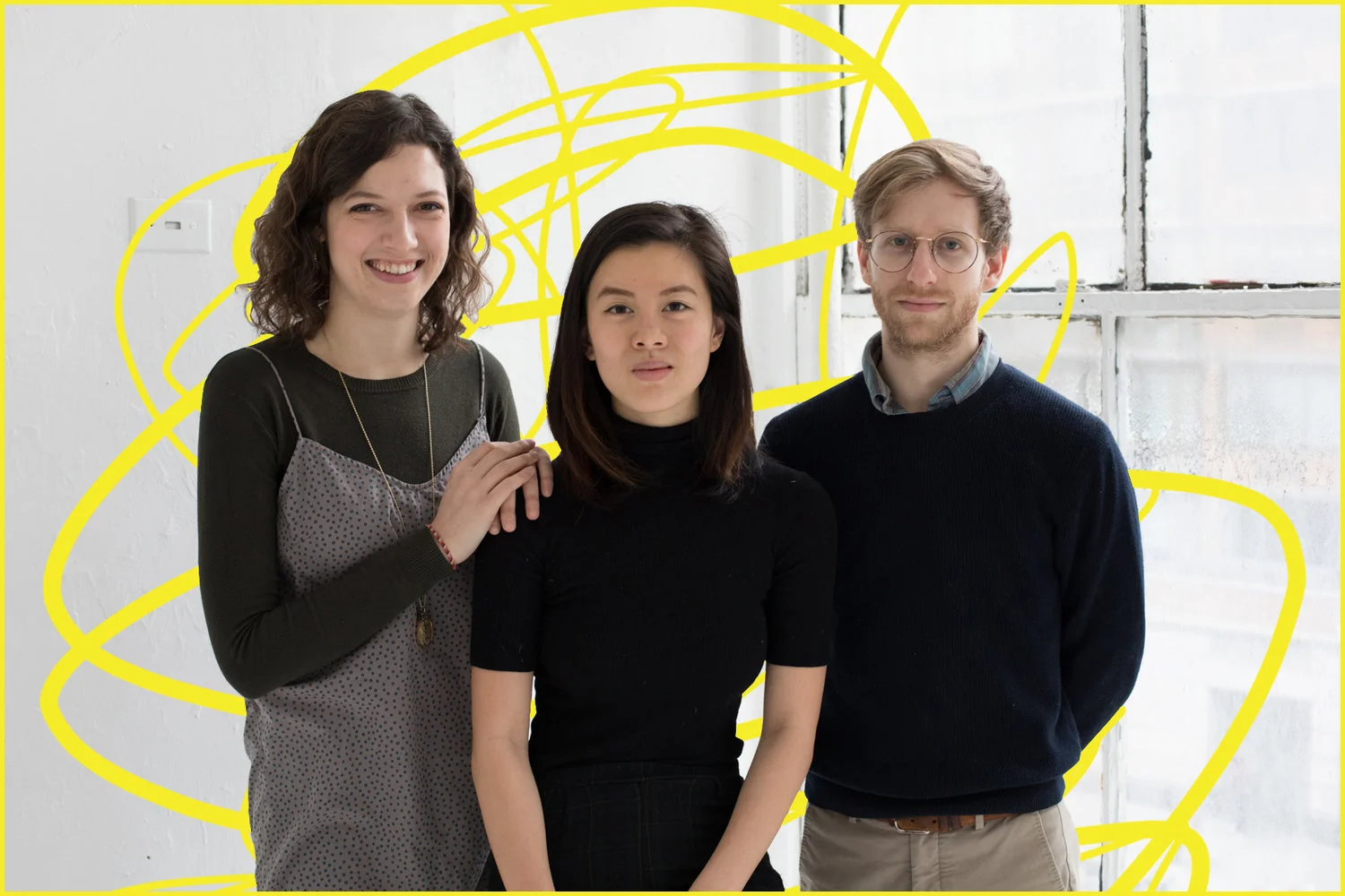 producer Catherine Woodard, playwright Stefani Kuo, and director Theo Maltz