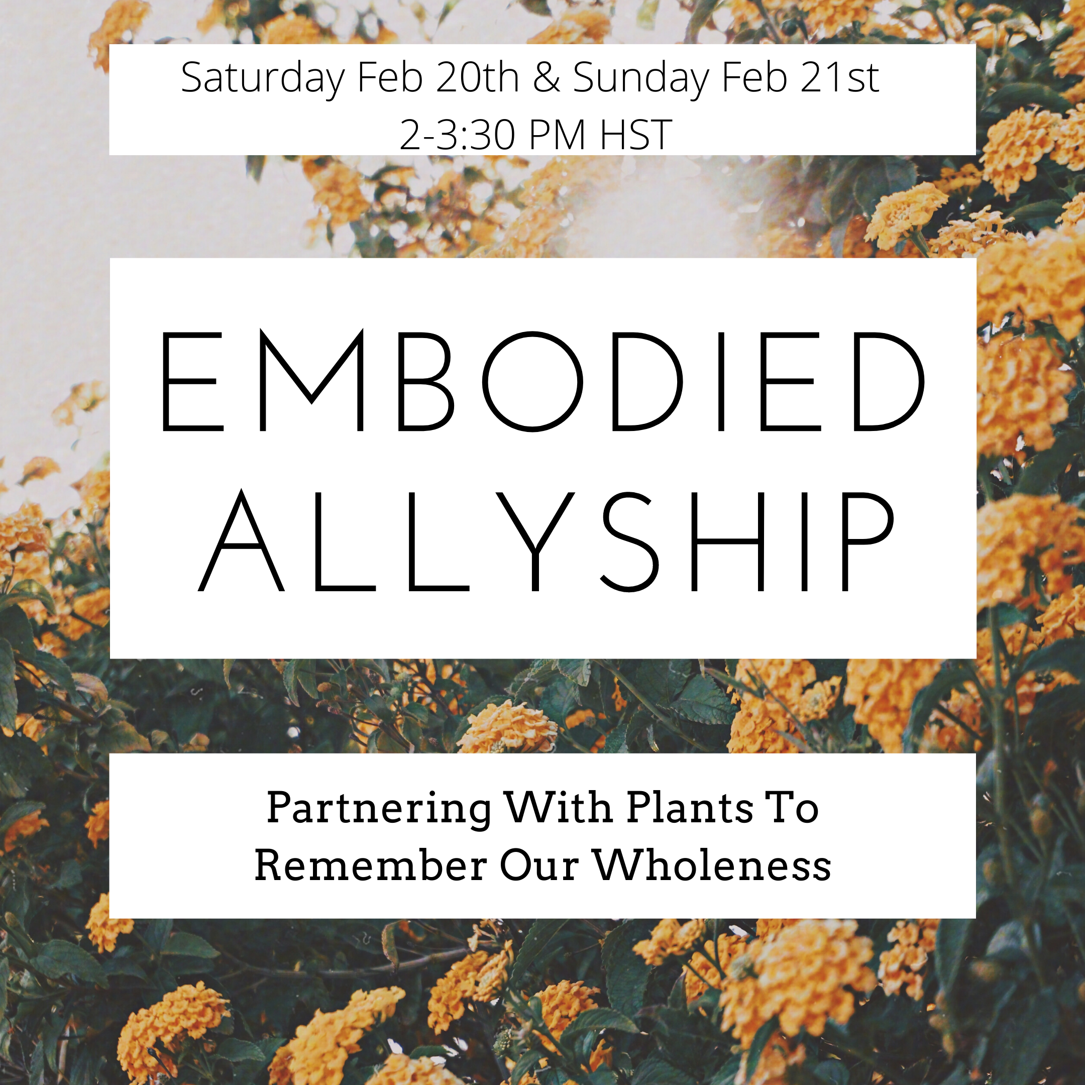 Embodied Allyship: Partnering With Plants To Remember Our Wholeness