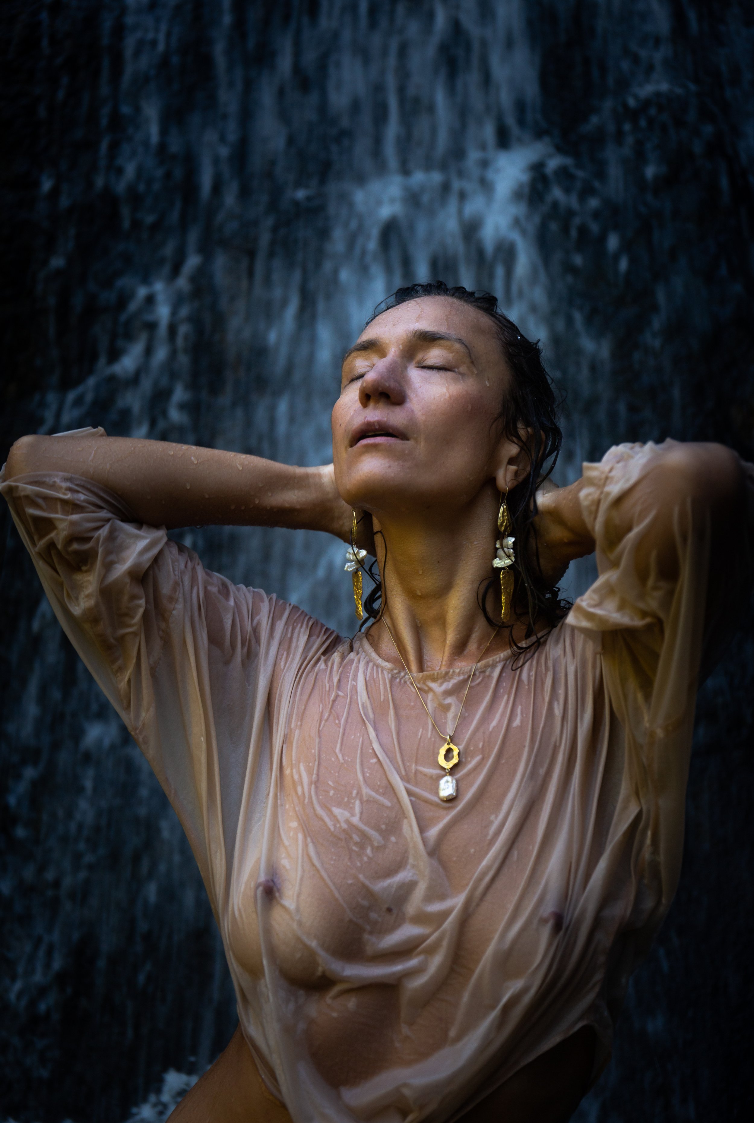 Jewelry Brand Shoot - Bali - Waterfall