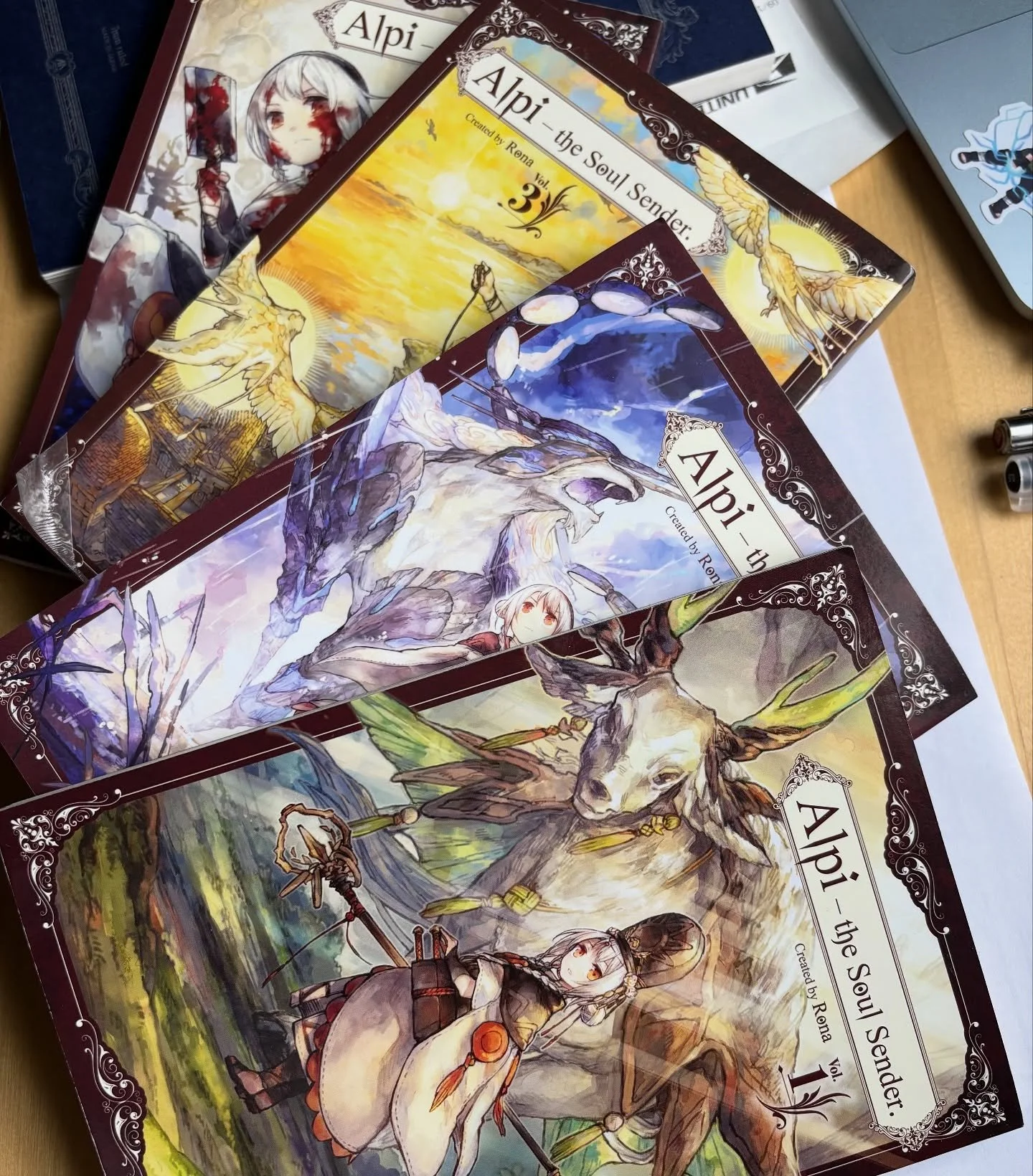 Recent read: Alpi the Soul Sender by Rona

I finished volumes 1-4 of this manga. It was interesting. I think it might be one of those slow build type of stories. I&rsquo;d wouldn&rsquo;t mind reading the rest of the series to see if things pick up.

