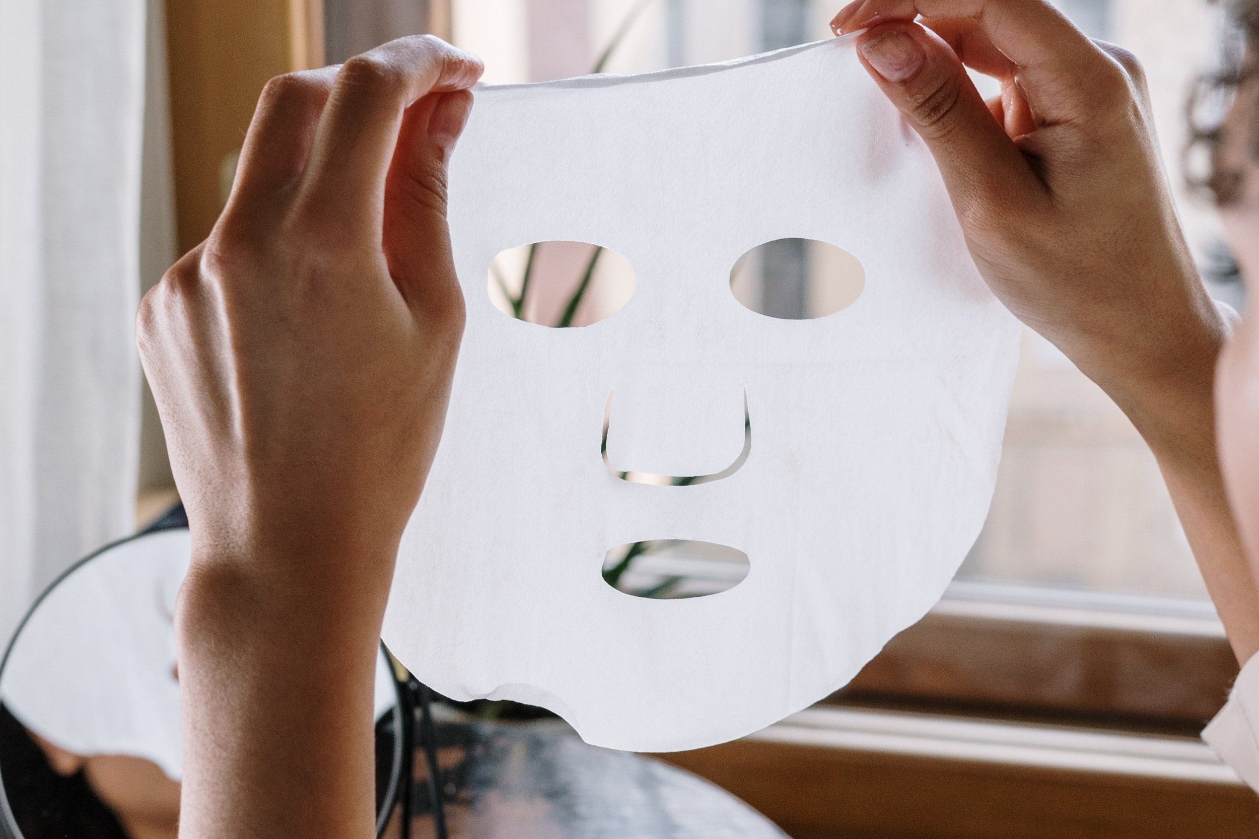 Skincare product face mask