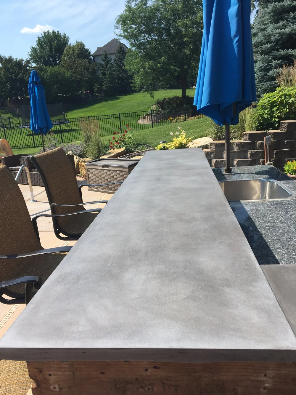 Outdoor Furniture Wood Stone Designs