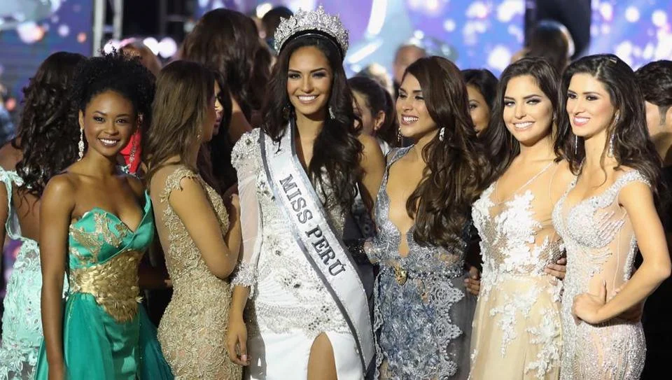 Pageant winner, Romina Lozano (middle), from the province of Callaomy, gave her measurements as; "3,114 women victims of trafficking up until 2014.” Source: story-eqhZr5LW7CCIf1luxP4gDO.html