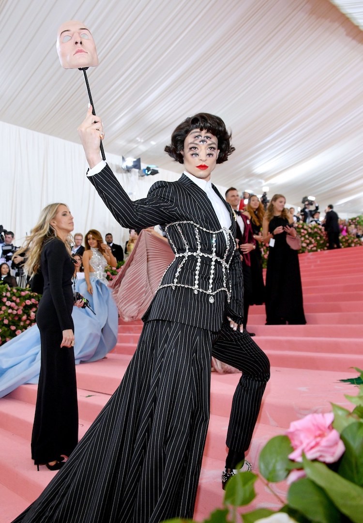 Ezra Miller in Burberry