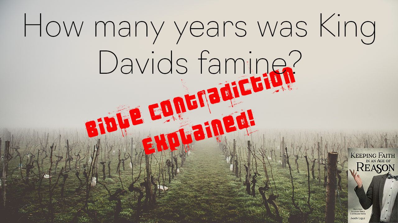 How many years was King Davids famine.png