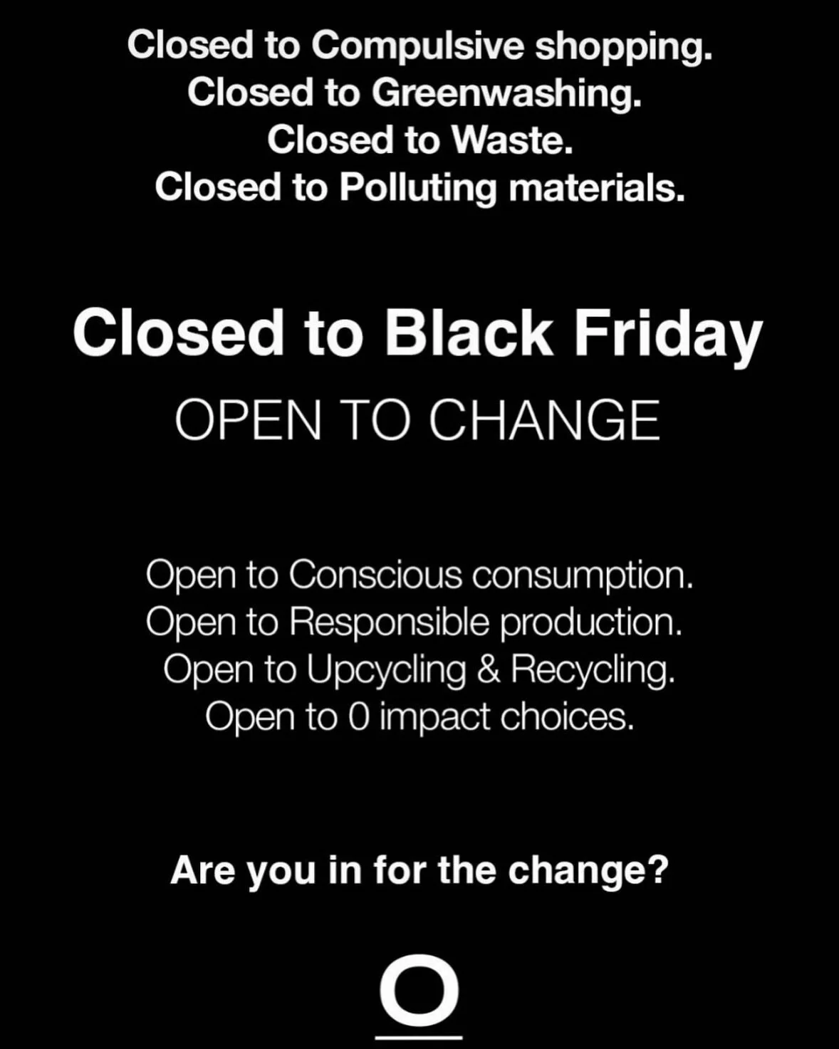 We will be closed Thursday and Friday. We will not have Black Friday deals. We will be fully present and enjoying our days off. We are thankful for our community that share the same values and lifestyle and keep us in business. Thank you. 🙏🏻❤️ 
.
.