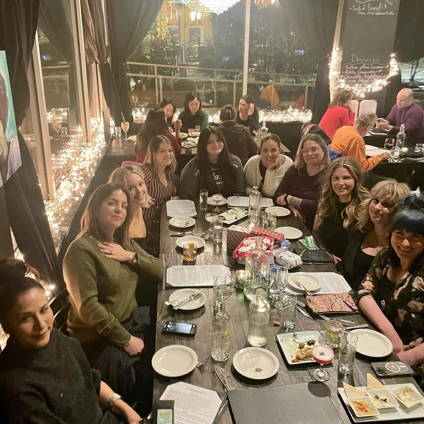 Treo celebrated the holidays and each other tonight. We had a lovely time even though we were missing five of our team. Thanks for the fun ladies! And we missed you Shan, Anne, Kyung, Jessie, and Bella! ❤️ Thank you so much @sonyakhazaal and @phoenec