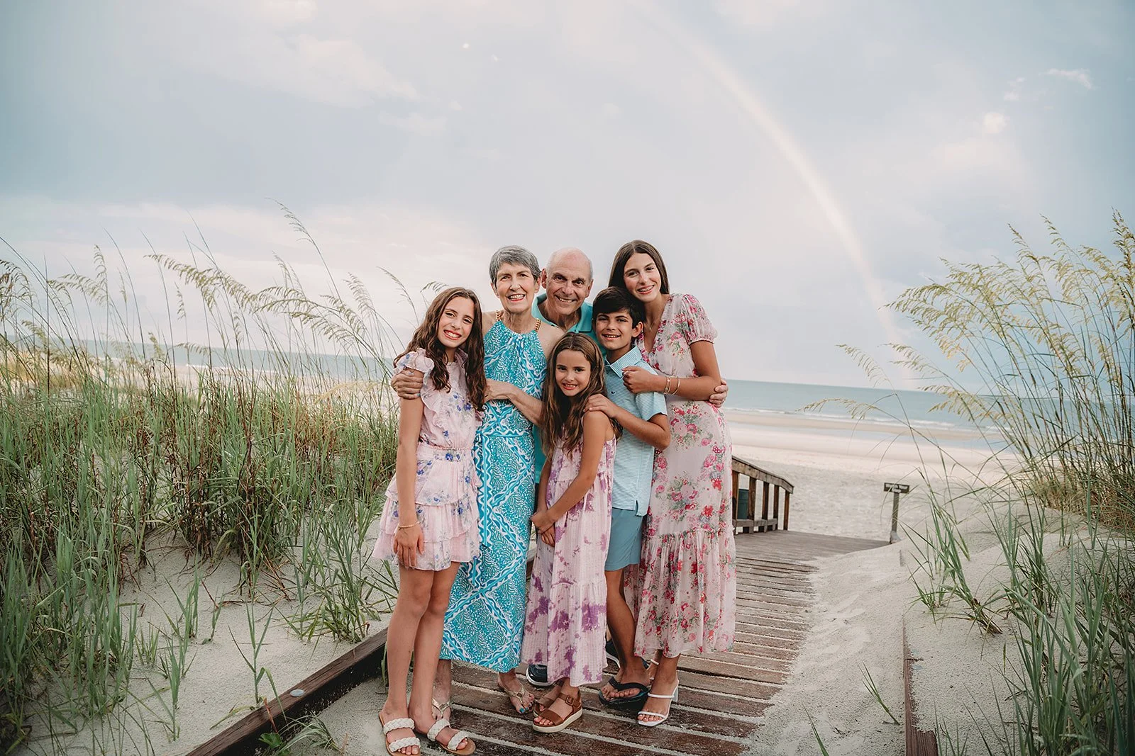 Grandparents and grandchildren on Hilton Head Island, SC