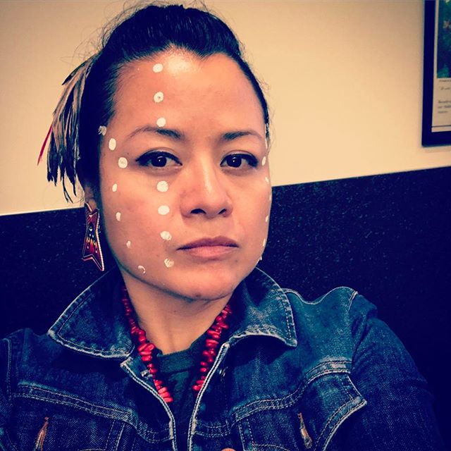 Dancing feeds my spirit, when I put my feathers and face paint on- you can see a glimpse of it.. #warriorwoman #NativeLife #IndigenousWoman #mexika #Aztec #MyIndigenousLife #theafterphoto