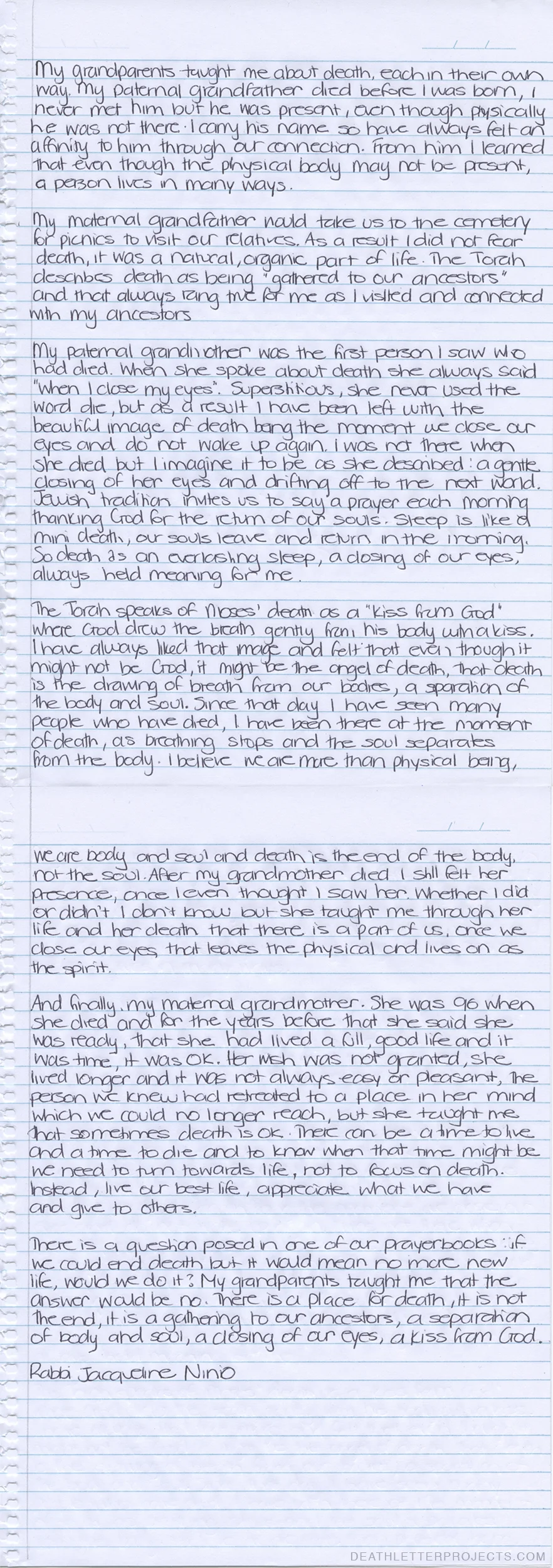 Click letter for remaining handwritten pages...