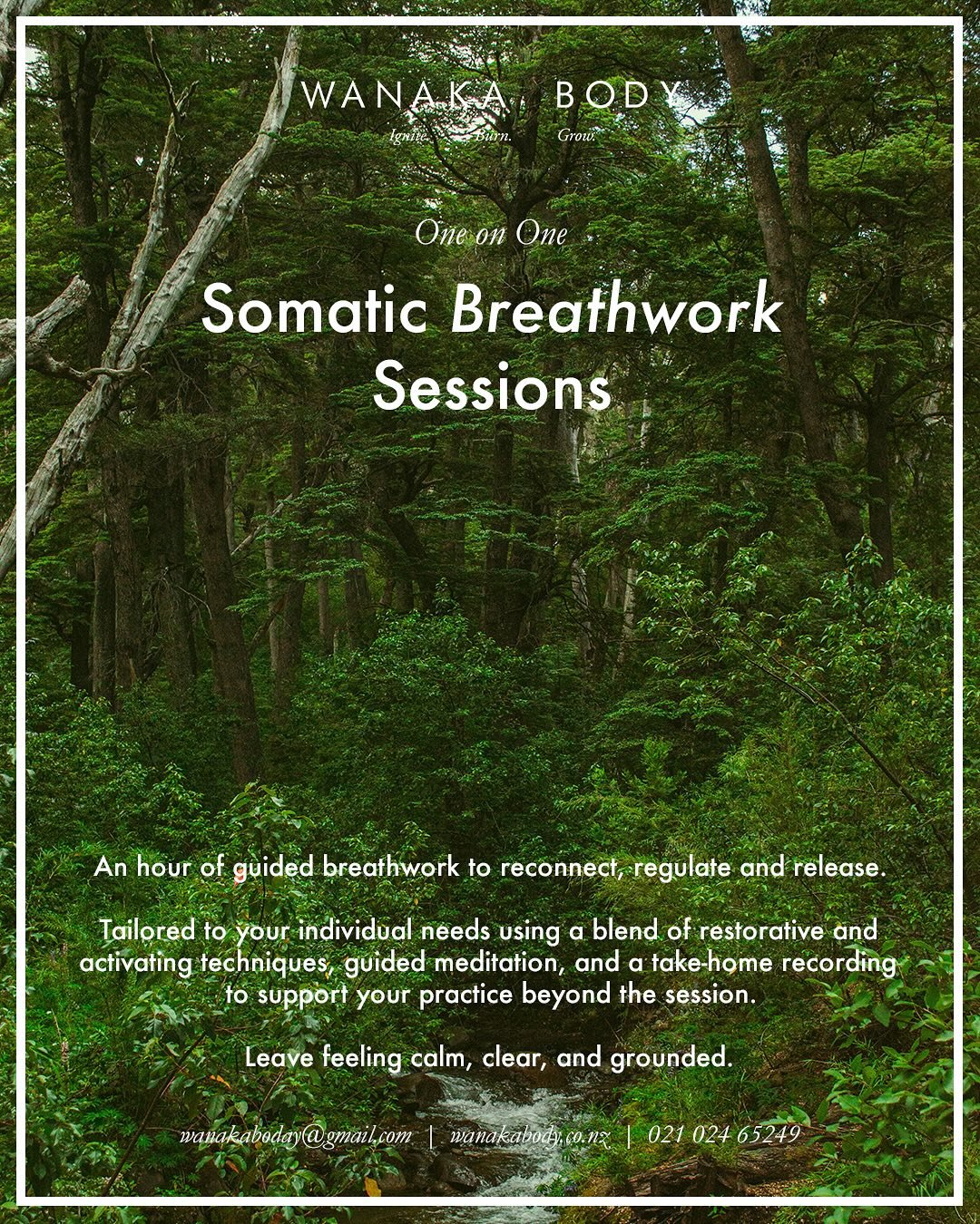 Feeling so stoked to offer 1 on 1 somatic breathwork sessions! Celebrating working hard to become a certified breathwork facilitator, I&rsquo;m SO excited to offer this modality to my work. 
Alongside this; I&rsquo;ve got my trauma informed + nervous
