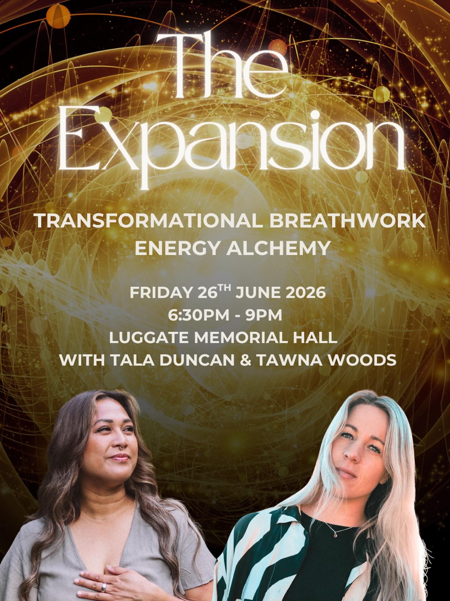 THE EXPANSION ✨✨✨

@tala.duncan and myself will be hosting our next Transformational Breathwork and Energy Healing Journey on Friday 26th June in Luggate. 

The Expansion isn&rsquo;t about becoming someone new.

It&rsquo;s about removing the layers t