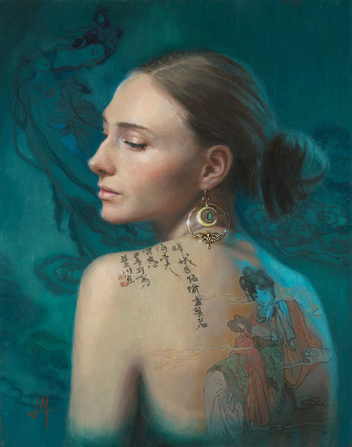 "Spiritualised", original oil painting