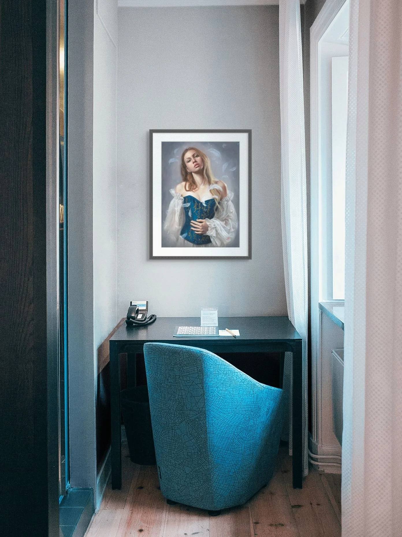 portrait of a beautiful young woman "Soul Bird", Limited Edition Prints