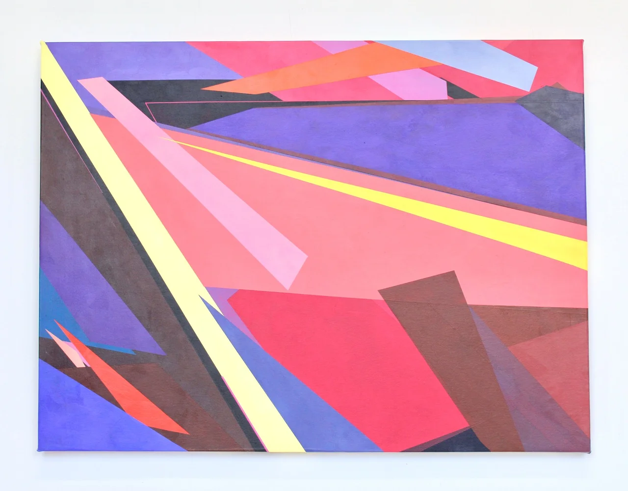 Inside acrylic on canvas 75 x 100 cm