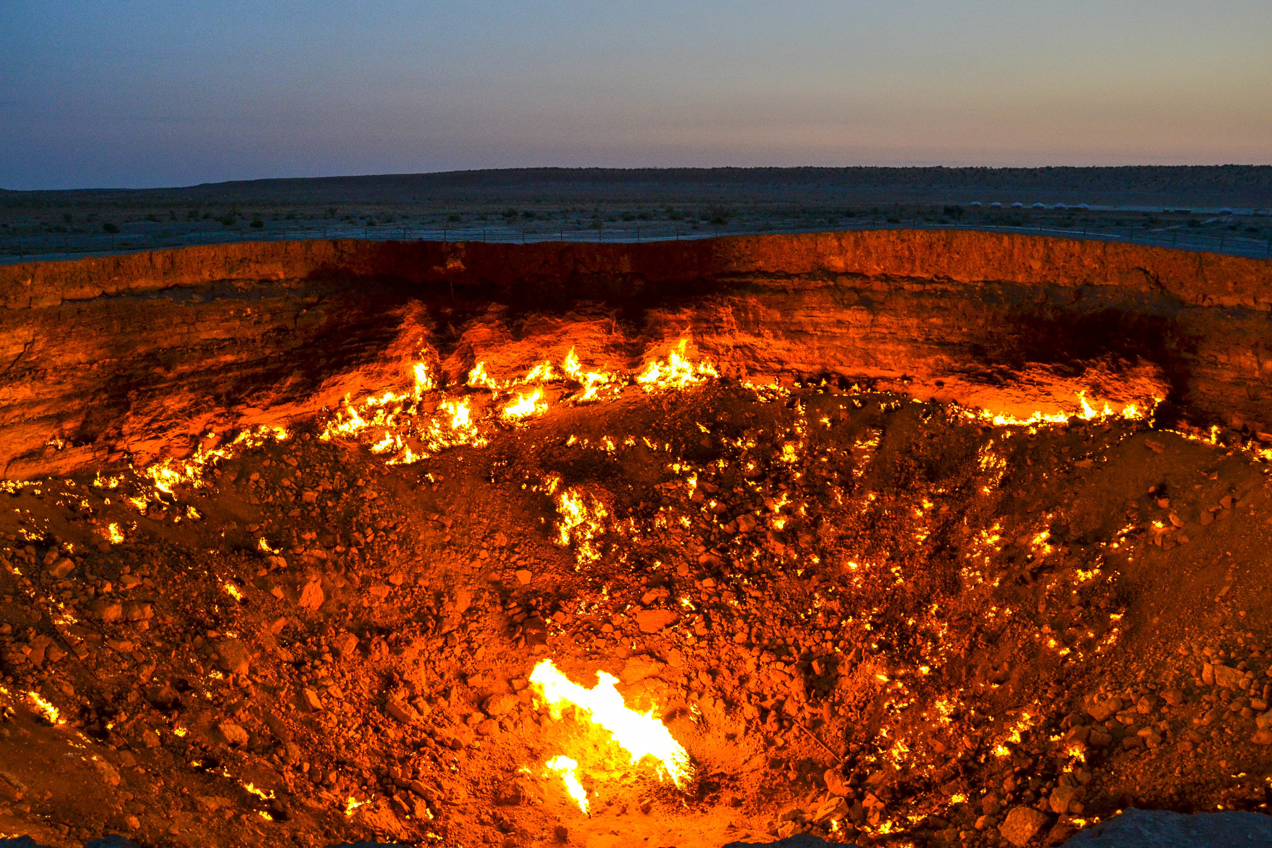 The Darvaza Gas Crater