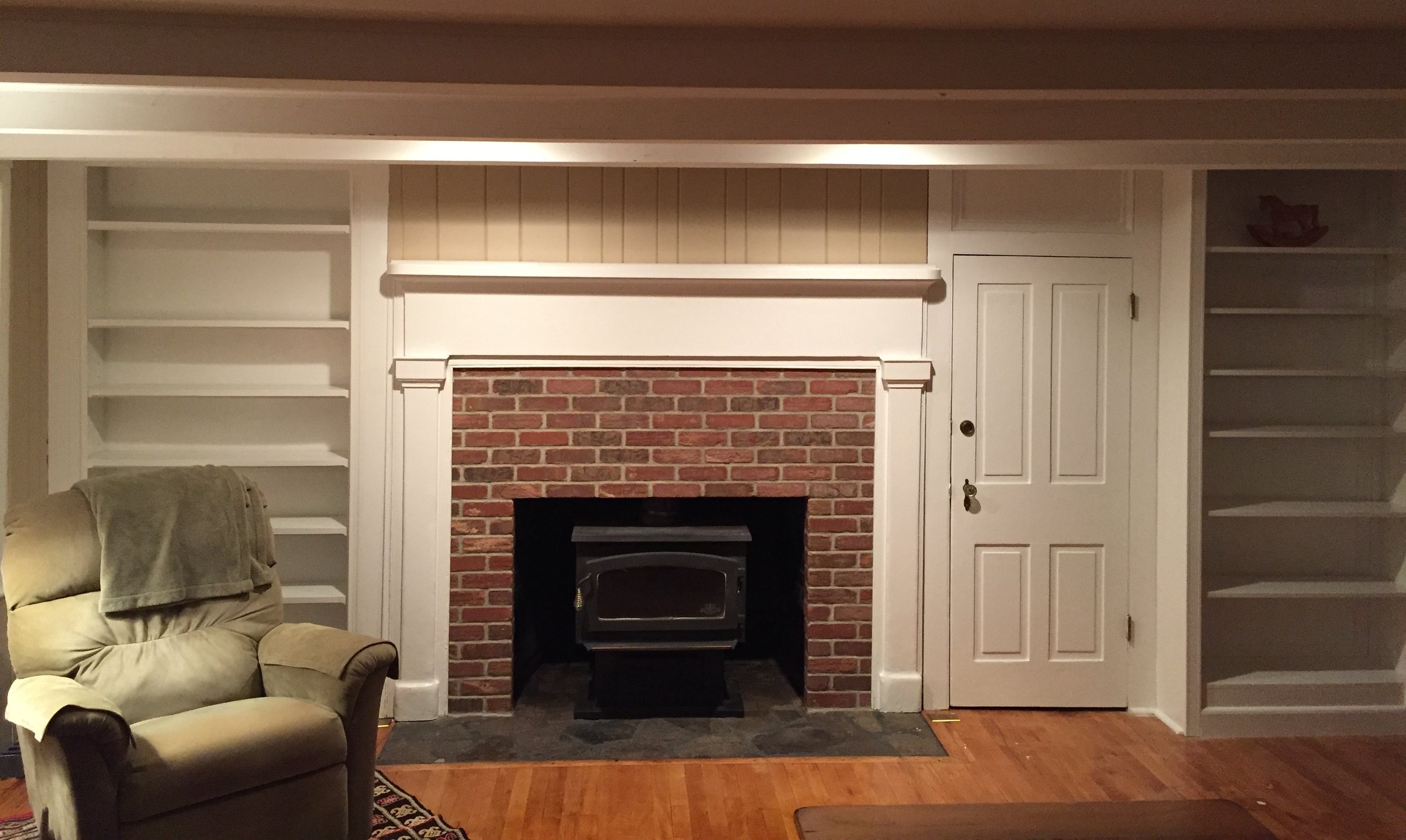 Copy of Brick Veneer Fireplace in Clinton, NJ