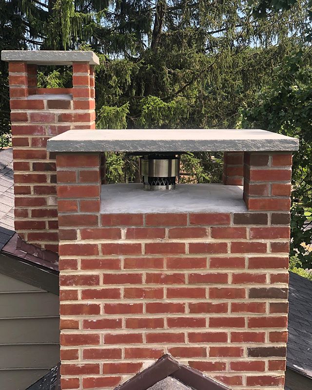 Set these chimney caps today with help from @thecranemaninc