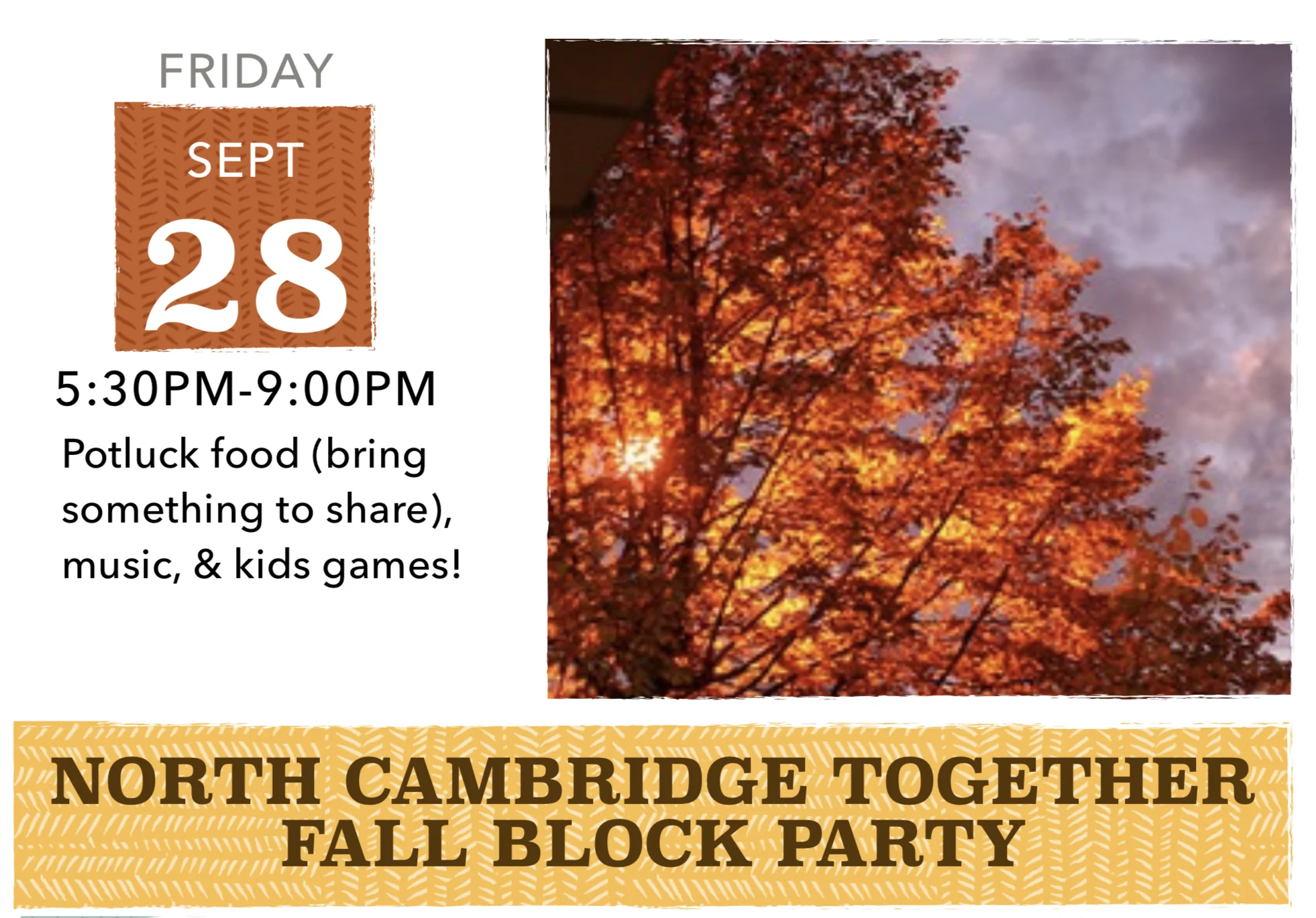 North Cambridge Together Fall 2018 Block Party