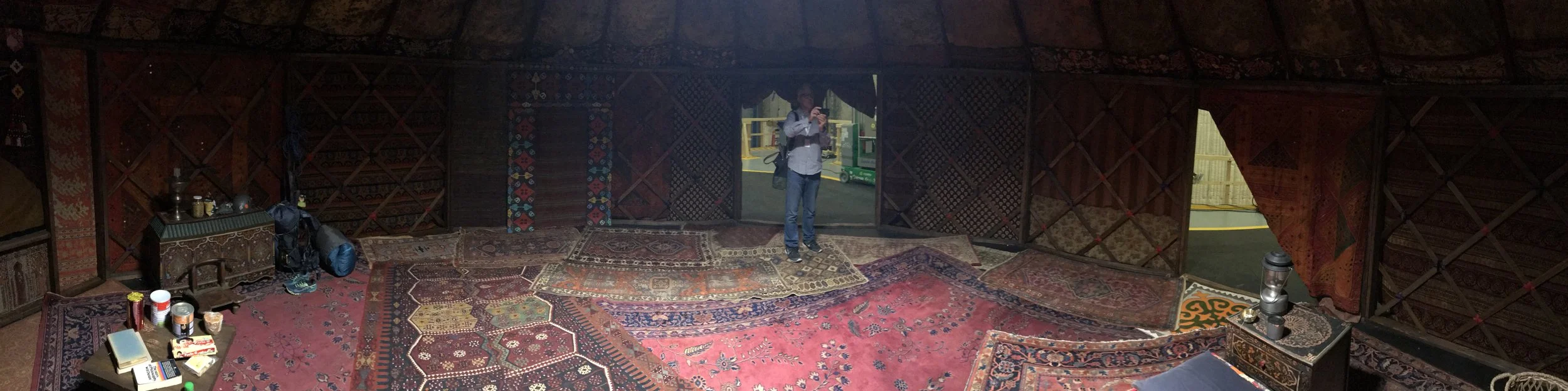 Interior yurt panorama