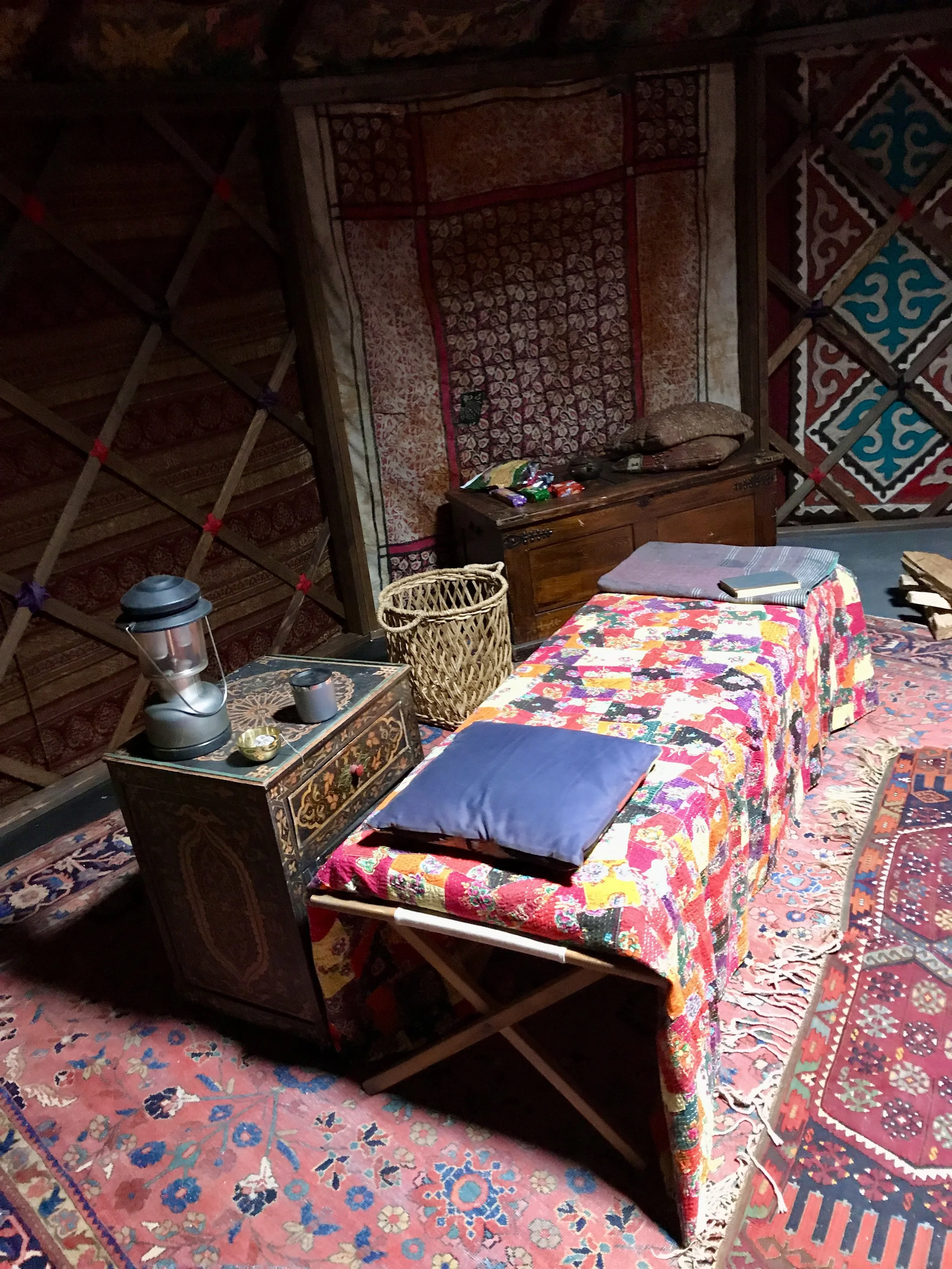 Interior yurt