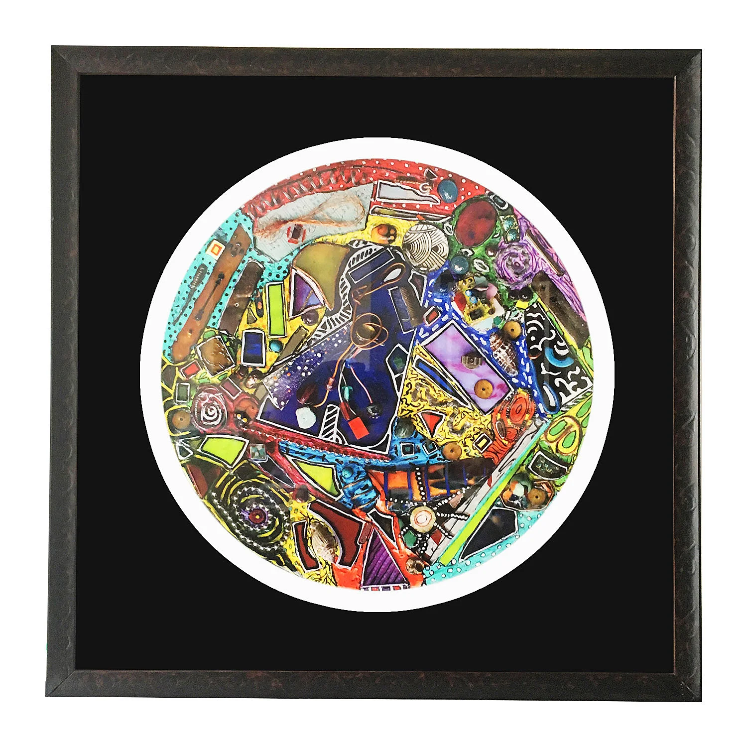 Shadow Box Plate Collage