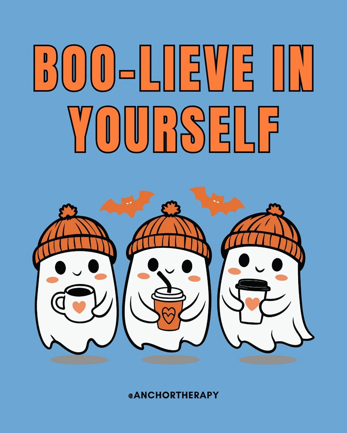 Ghosting doubt, boo-lieving in me 👻💪