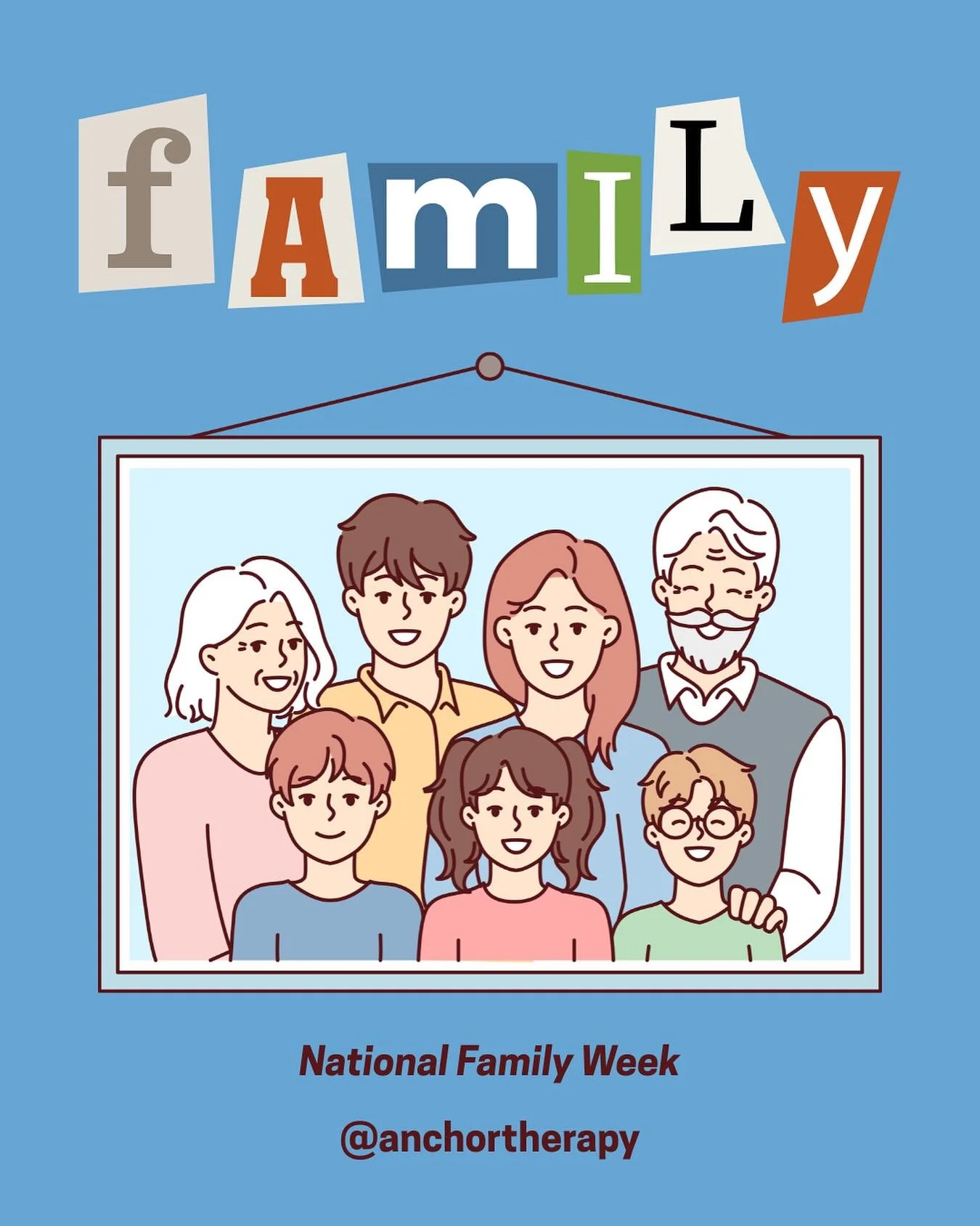 Happy Family Week from Anchor Therapy! 💙

Whether &ldquo;family&rdquo; means the people you grew up with or the ones you&rsquo;ve chosen along the way, these relationships play a powerful role in shaping our mental and emotional well-being.

Here&rs